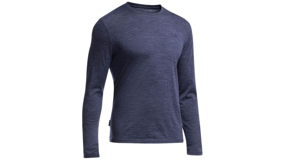 Icebreaker Tech Lite Long Sleeve Crewe - Mens-X-Large-Fathom Heather