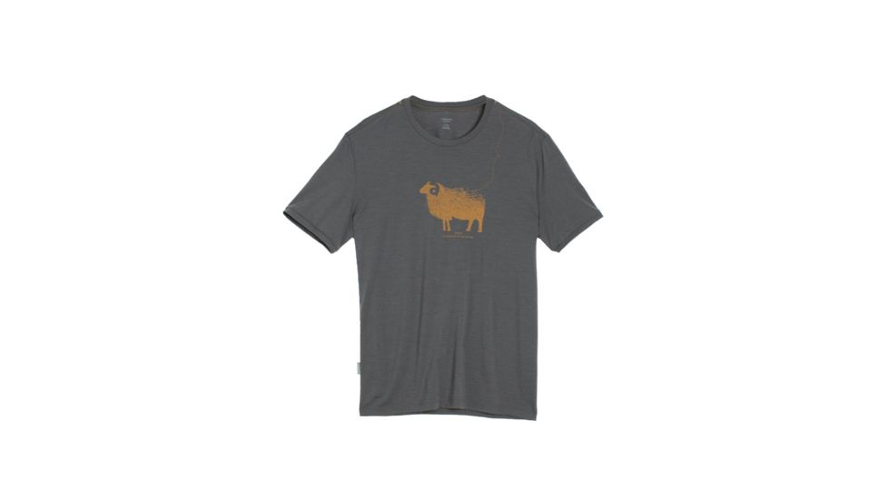 Tech Lite Short Sleeve Crew Graphic - Mens-Merino Ram/Monsoon-X-Large
