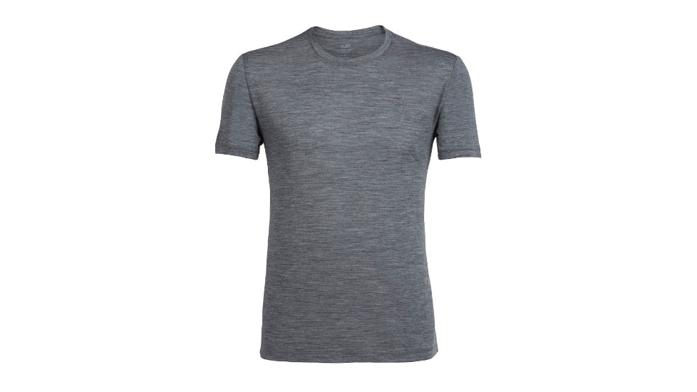 Icebreaker Tech Lite Short Sleeve Crew - Men's-Gritstone Heather-Small