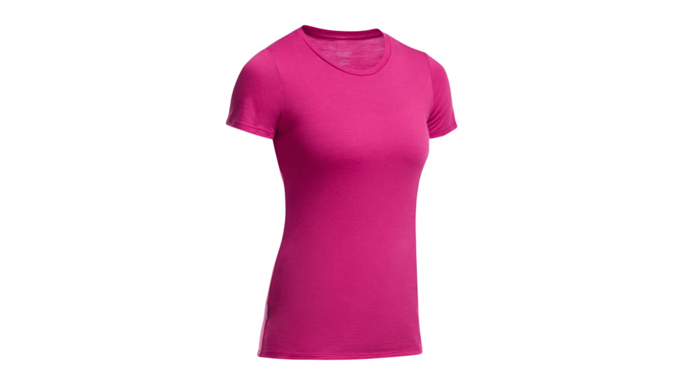 Icebreaker Tech Lite Short Sleeve Crew - Women's-Raspberry-Large