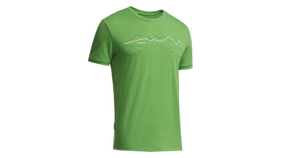 Icebreaker Tech Lite Short Sleeve Crewe Graphic - Men's- Lawn-Medium
