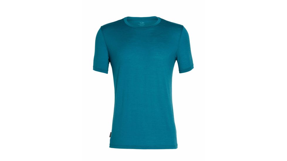 Icebreaker Tech Lite Short Sleeve Crewe - Mens, POSEIDON, L, 103860409L
