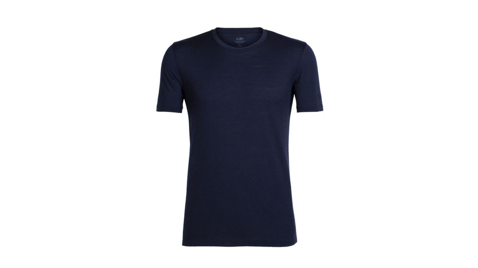 Icebreaker Tech Lite Short Sleeve Crewe Sunset Geo - Mens, Midnight Navy, Medium, 104730401M