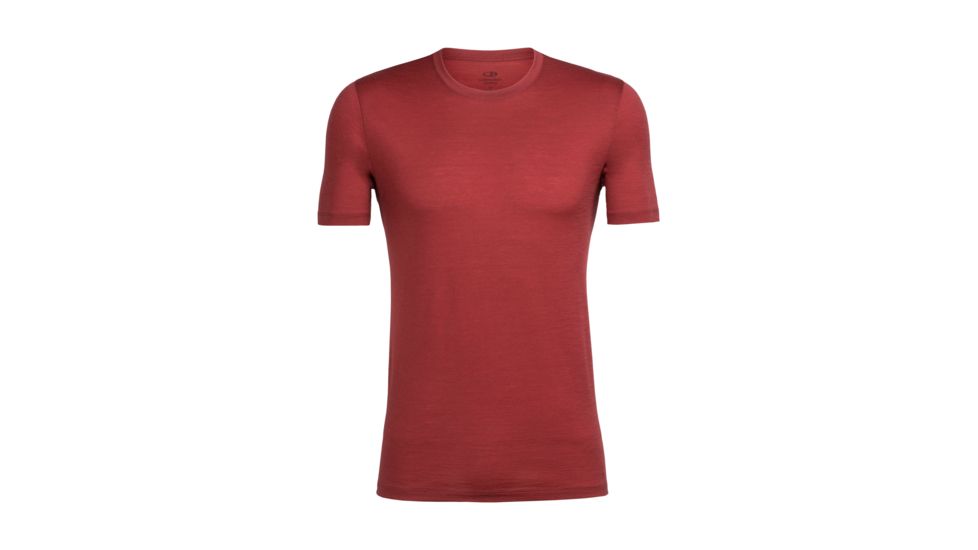Icebreaker Tech Lite Short Sleeve Crewe, Vintage Red, M, 103860601M
