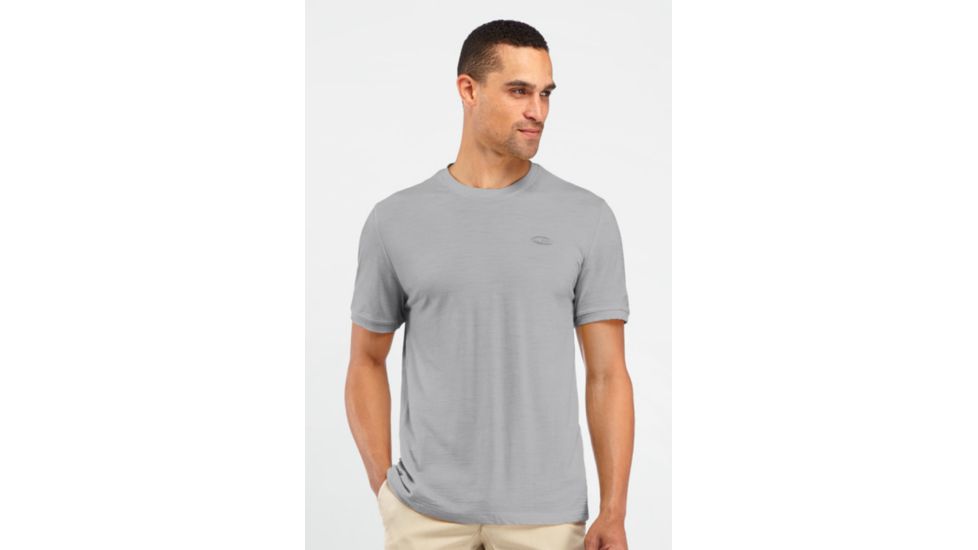 Icebreaker Tech T Lite - Men's-Fossil-Large