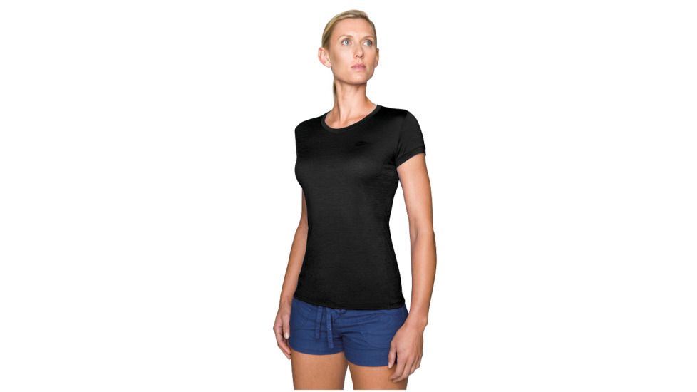 Icebreaker Tech T Lite Short Sleeve Clearance - Women's-Black-Large