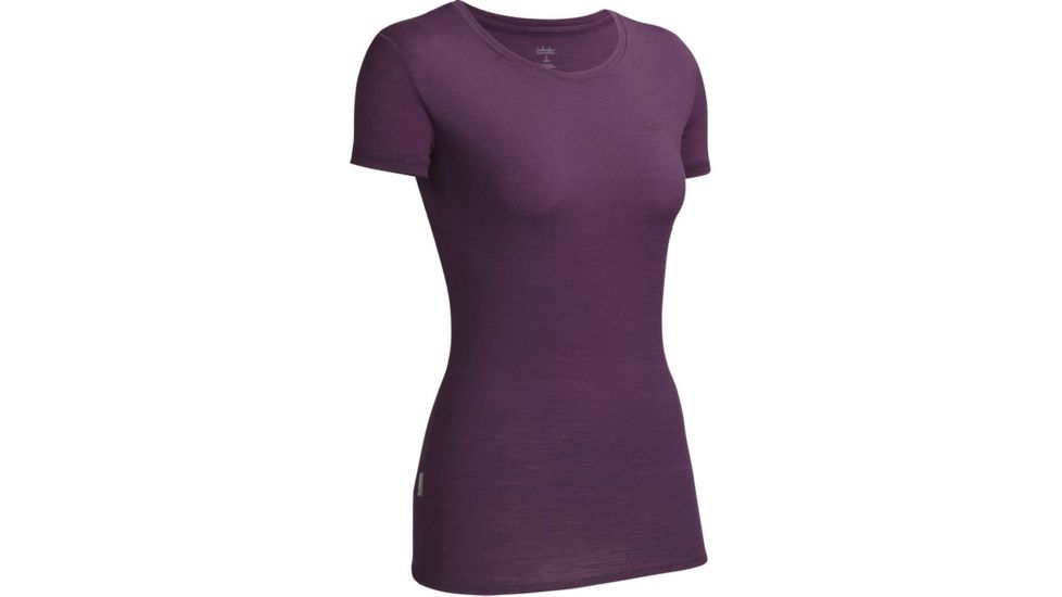 Icebreaker Tech T Lite Short Sleeve Clearance - Women's-X-Large-Eggplant