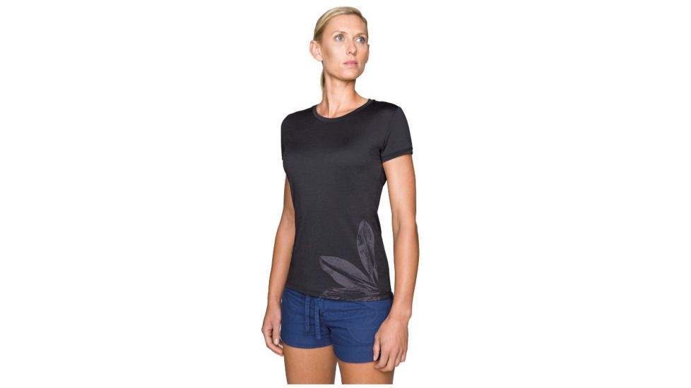 Icebreaker Tech T Lite Short Sleeve Petal - Women's-Pewter-Large
