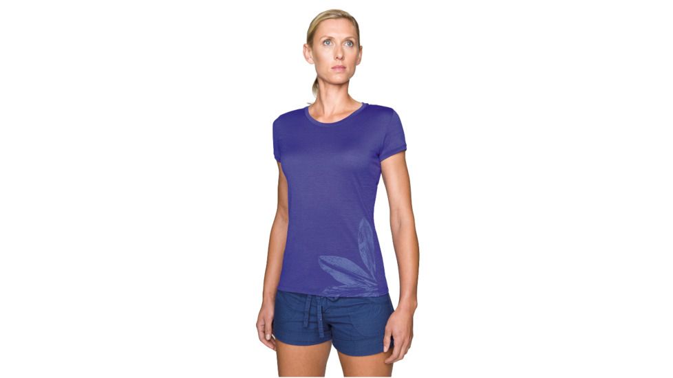 Icebreaker Tech T Lite Short Sleeve Petal - Women's-Mystic-Large