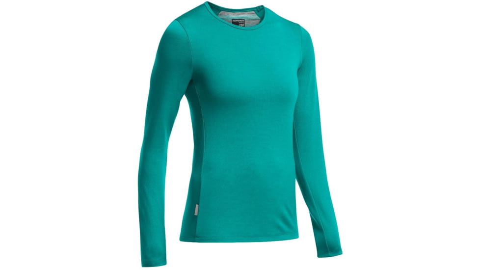 Icebreaker Tech Top Long Sleeve Crew - Womens-Nautical-X-Small