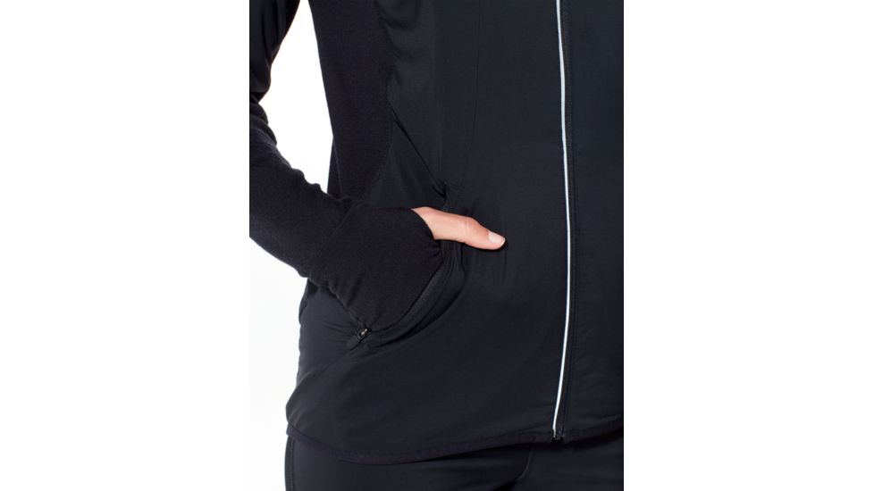 Icebreaker Tech Trainer Hybrid Jacket, Black, Extra Small, 104292-001-XS