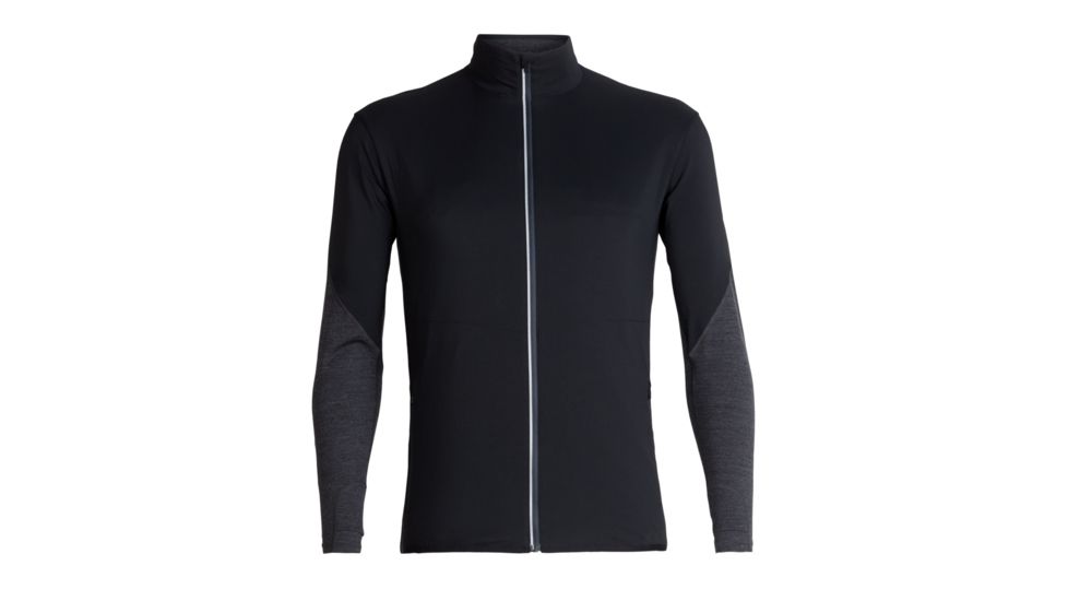 Icebreaker Tech Trainer Hybrid Jacket - Mens, Black/Jet Heather, Medium, 104298-001-M