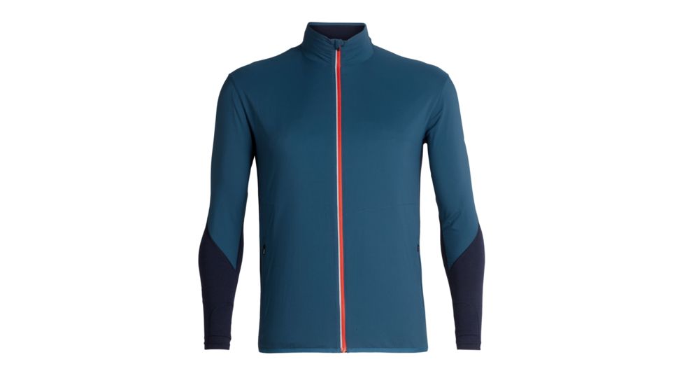 Icebreaker Tech Trainer Hybrid Jacket - Mens, Prussian Blue/Midnight Navy, Small, 104298-401-S