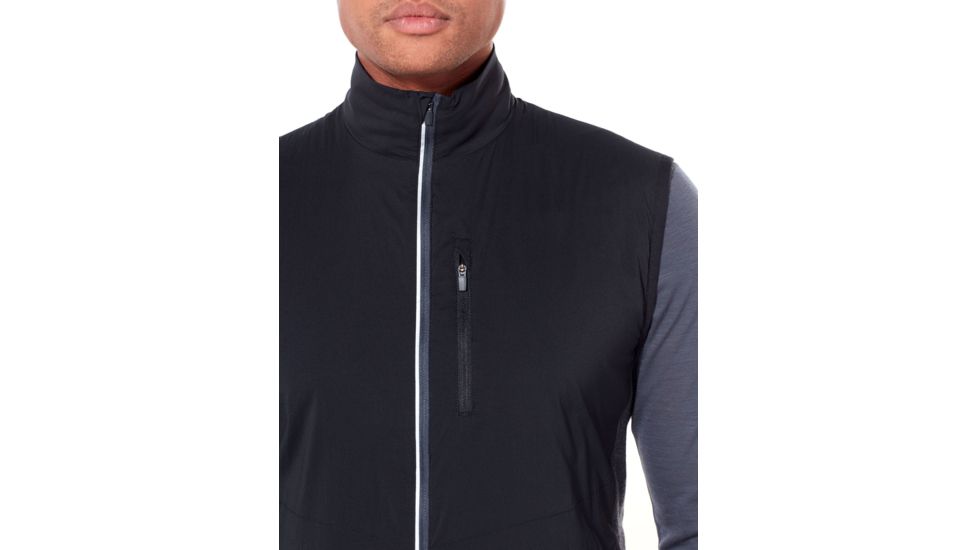 Icebreaker Tech Trainer Hybrid Vest, Black/Jet Hthr, 2XL, 104296-001-XXL