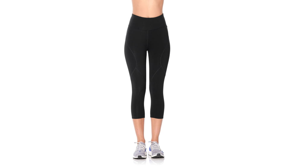 Icebreaker Tranquil 3Q Tights - Womens, Black, Medium, 104622001M