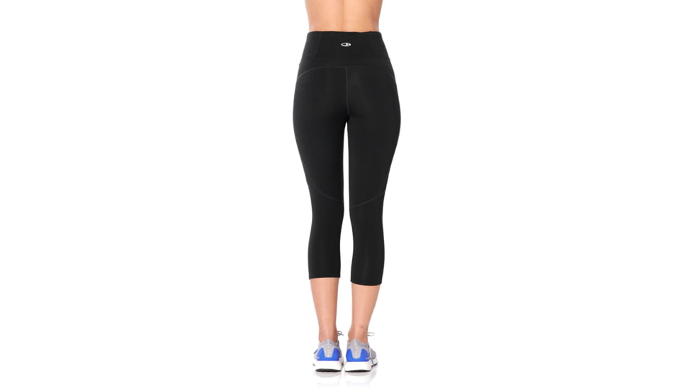 Icebreaker Tranquil 3Q Tights - Womens, Black, Medium, 104622001M