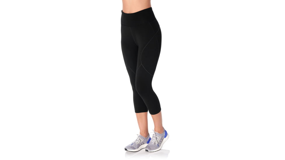 Icebreaker Tranquil 3Q Tights - Womens, Black, Medium, 104622001M