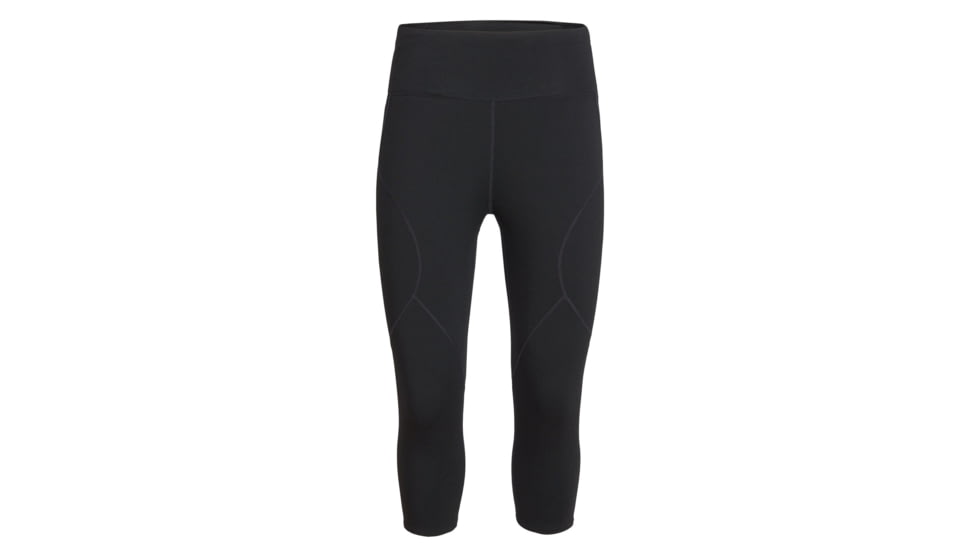 Icebreaker Tranquil 3Q Tights - Womens, Black, Medium, 104622001M