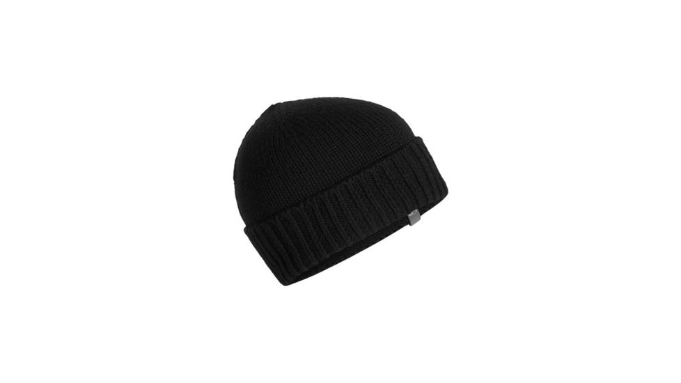 Icebreaker Vela Cuff Beanie, Black, One Size, 104402001OS