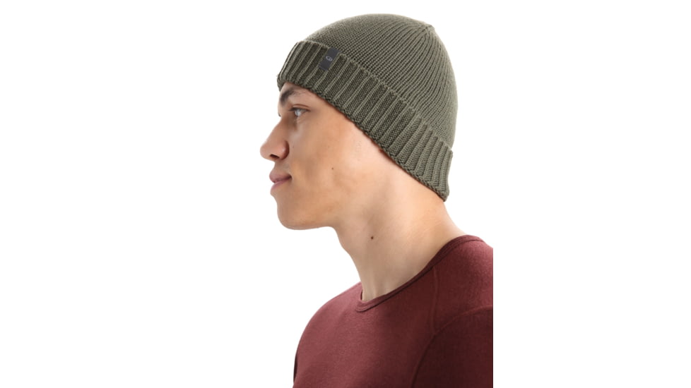 Icebreaker Vela Cuff Beanie, Loden, One Size, IB105237069OS