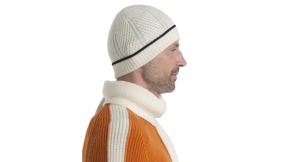Icebreaker Waypoint Beanie, Undyed/Black, One Size, IB104886936OS