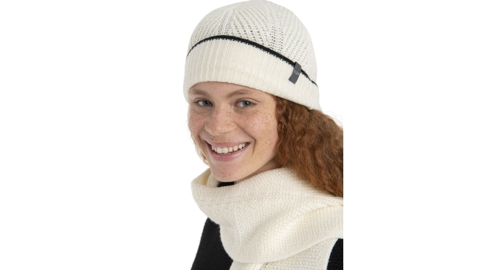 Icebreaker Waypoint Beanie, Undyed/Black, One Size, IB104886936OS