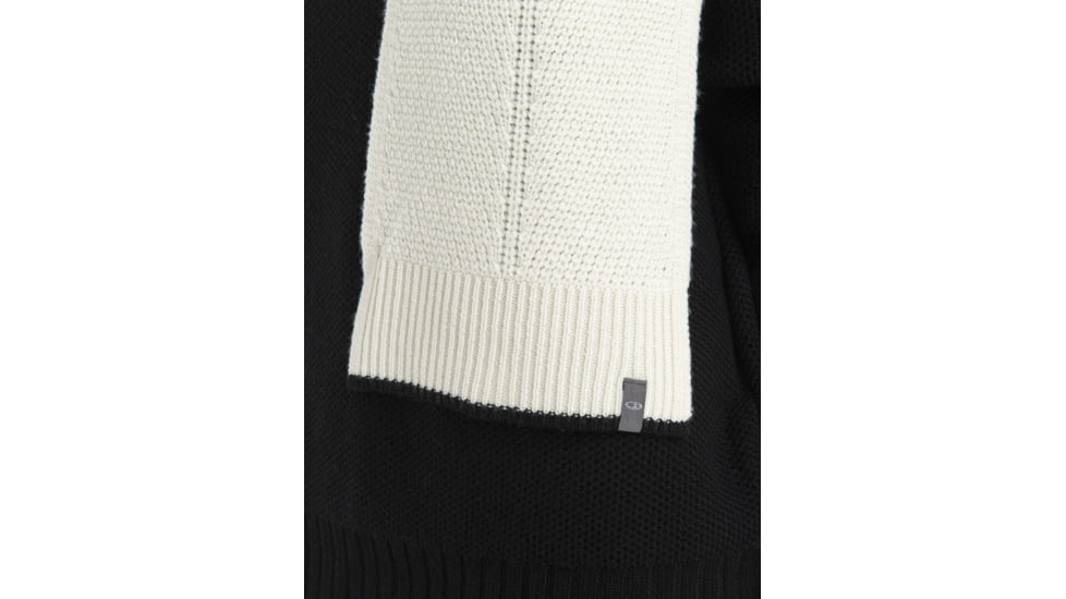 Icebreaker Waypoint Scarf, Undyed/Black, One Size, IB104839936OS