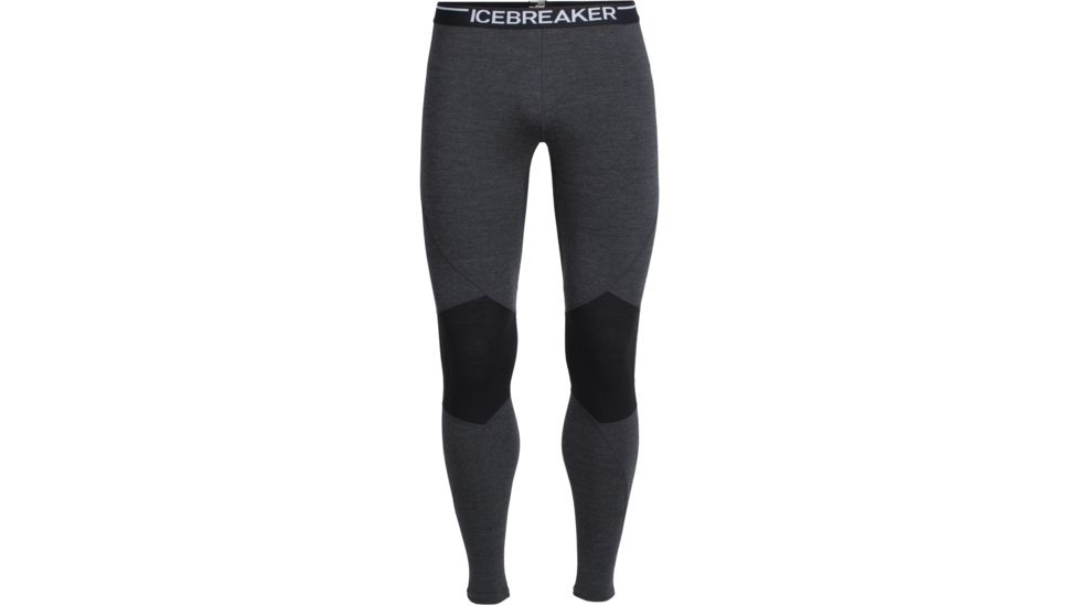 Icebreaker Winter Zone Leggings - Men's-Jet Heather/Black/Black-X-Large