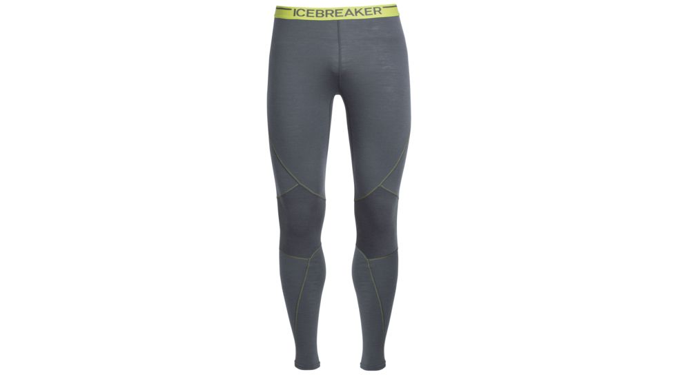 Icebreaker Winter Zone Leggings - Men's-Monsoon/Cactus-Small