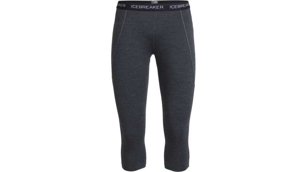 Icebreaker Winter Zone Legless Bottom - Women's-Jet Heather/Black/Snow-Small