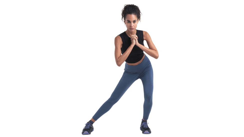 Icebreaker Women Merino 125 ZoneKnit Energy Wind Cropped Bra-Tank, Black, L, IB0A56XT001L