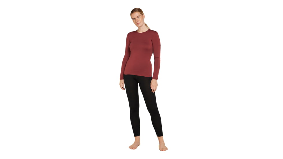 Icebreaker Women Merino 260 Tech High Rise Leggings, Black, L, IB0A5726001L