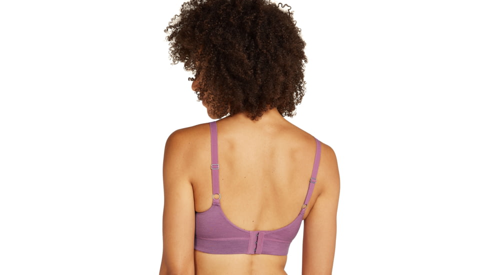 Icebreaker Women Queens Clasp Bra, Deco, S, IB0A59HR02VS