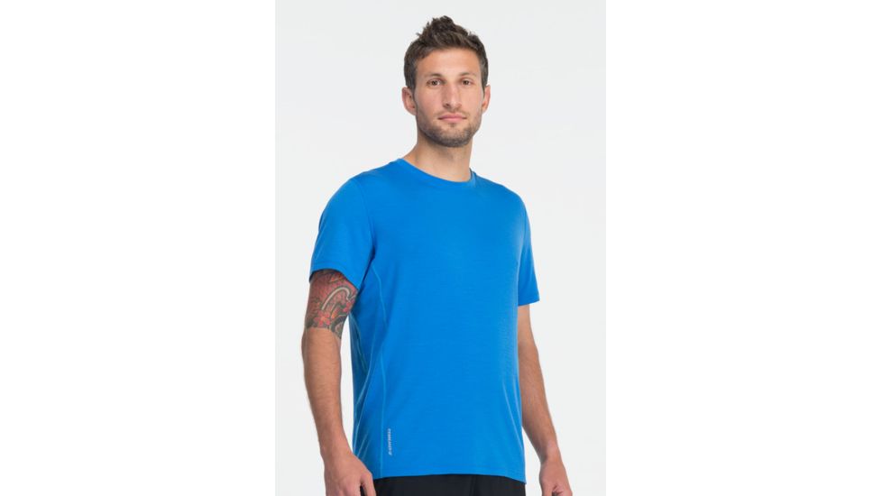 Icebreaker Zone Short Sleeve Crewe Clearance - Men's-Cadet-Small