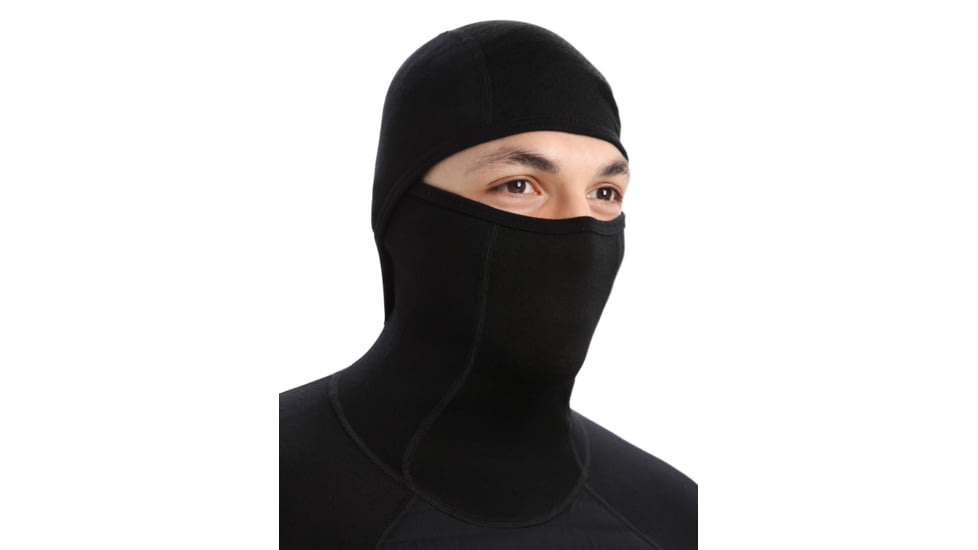 Icebreaker ZoneKnit Insulated Long Sleeve Thermal Hoodie - Mens, Black, Small, IB0A56GR001S