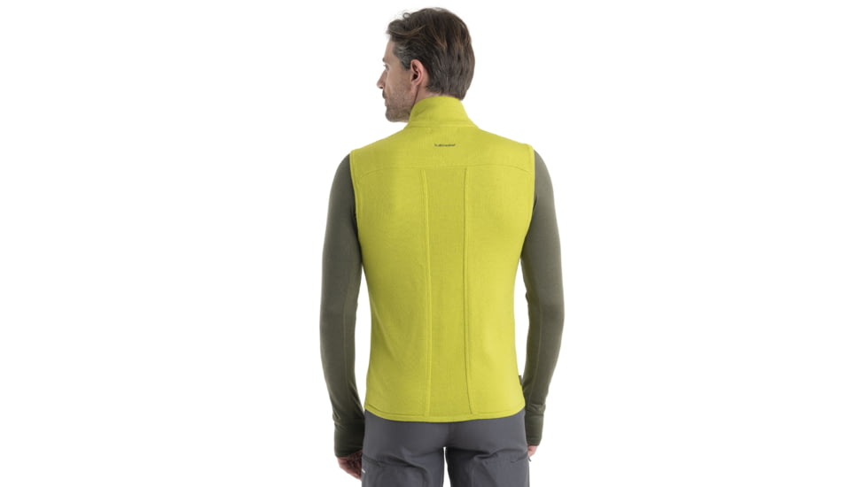 Icebreaker ZoneKnit Insulated Vest - Mens, Bio Lime, Medium, IB0A56FB864M