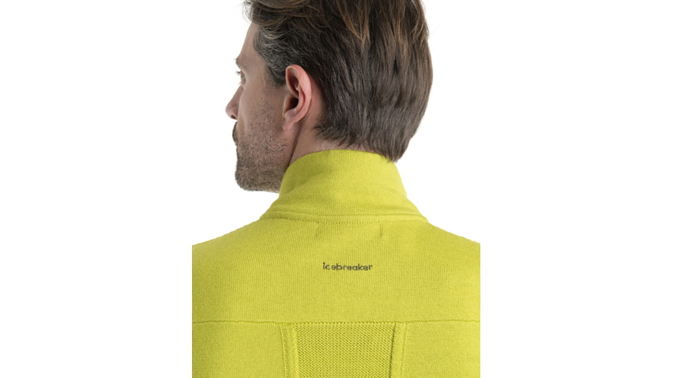 Icebreaker ZoneKnit Insulated Vest - Mens, Bio Lime, Medium, IB0A56FB864M