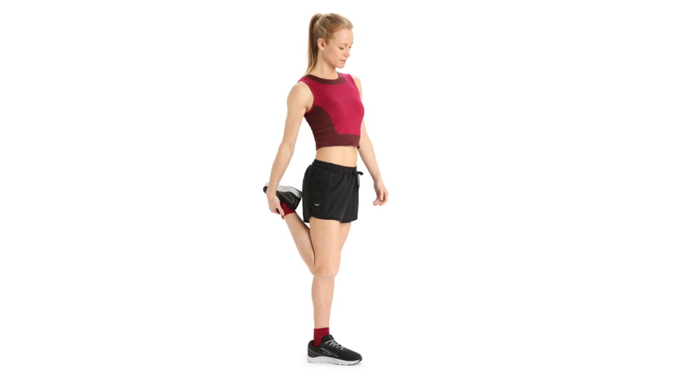 Icebreaker ZoneKnit Merino 3in Shorts - Women's, Black, Medium, IB0A56KW001M