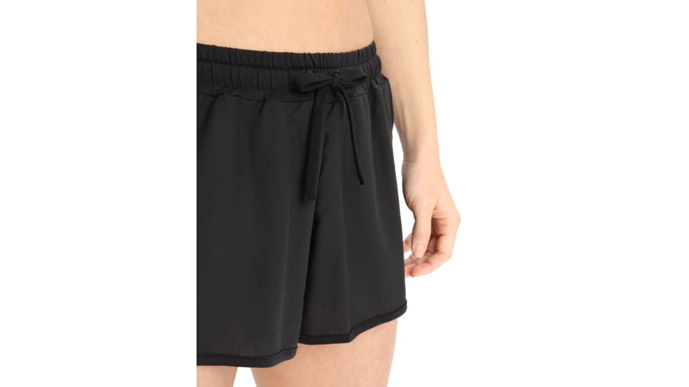 Icebreaker ZoneKnit Merino 3in Shorts Mens, Black, Medium, IB0A56KW001M