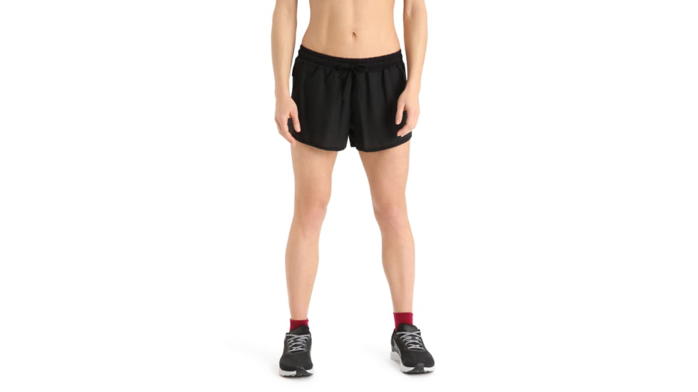 Icebreaker ZoneKnit Merino 3in Shorts Mens, Black, Medium, IB0A56KW001M