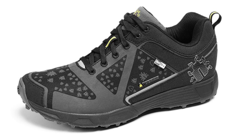 Icebug DTS Dri BUGrip Trail Running Shoe - Men's-Black/Charcoal-Medium-8 US