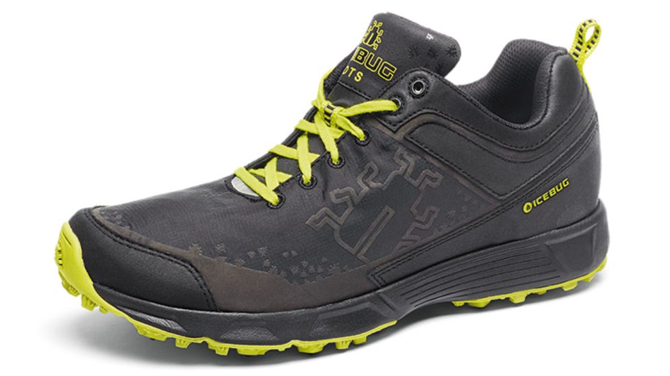 Icebug KAYI BUGrip Trail Running Shoe - Men's-Black-Medium-8 US