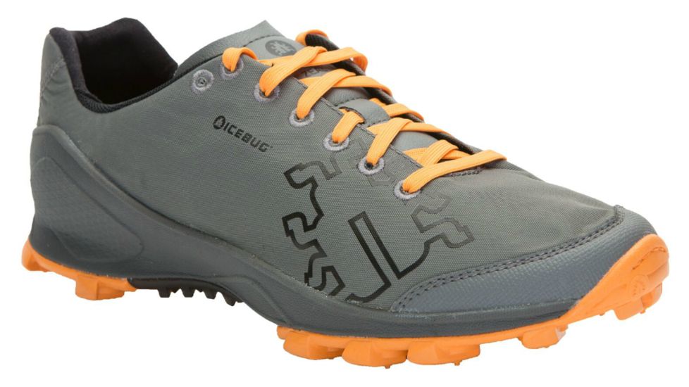 Icebug Zeal RB9X Trail Running Shoe - Mens-Grey/Marigold-Medium-8.5 US