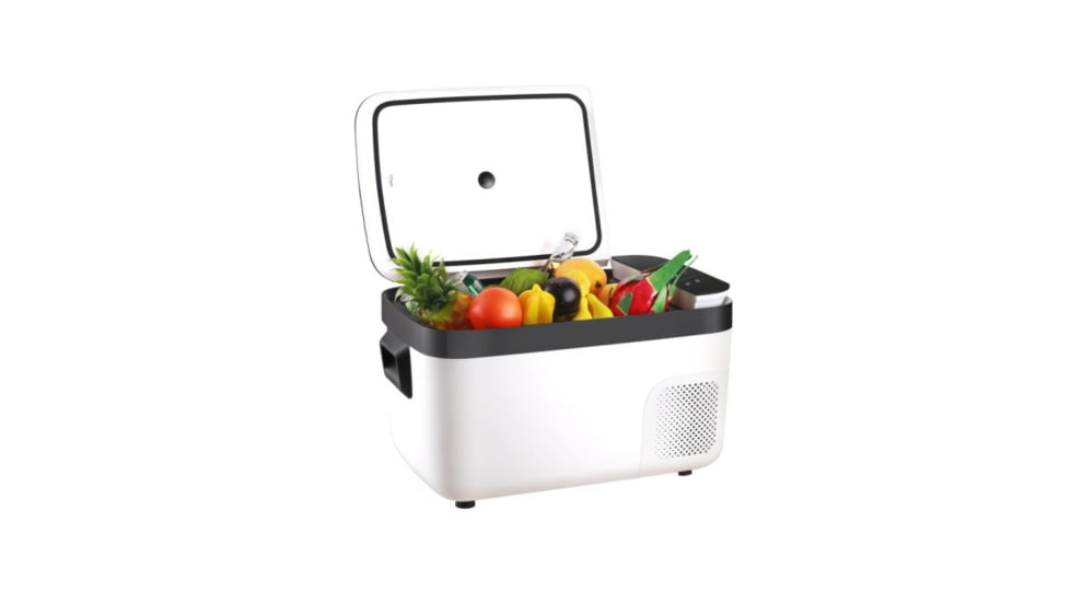 TRUSTMADE Compressor Cooling DC Portable Freezer For Car, Black/White, 25L, FTB-25L