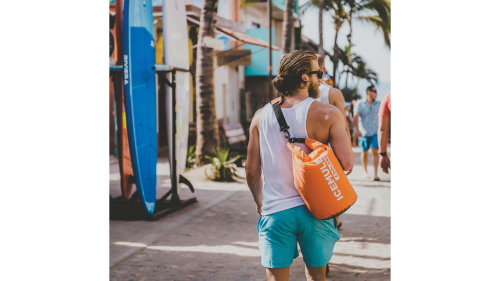 IceMule Coolers Classic Medium Cooler, 15 Liters, Blaze Orange, 1005-BO