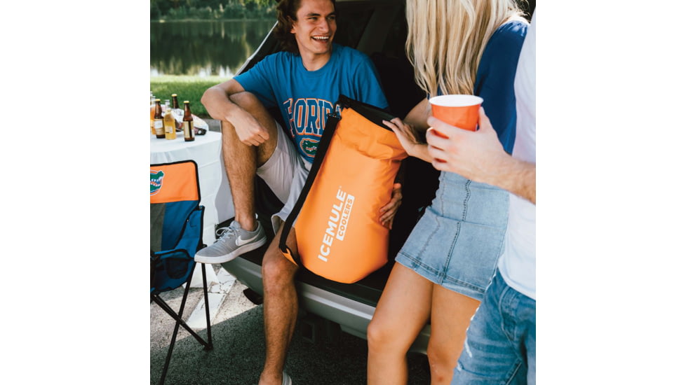 IceMule Coolers Classic Medium Cooler, 15 Liters, Blaze Orange, 1005-BO