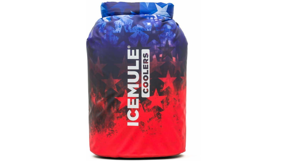 IceMule Coolers Classic Medium Cooler, 15 Liters, Red White Blue, 1005-RWB