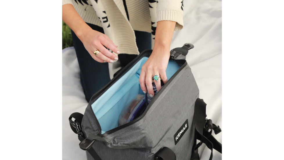 IceMule Coolers Traveler Cooler, 25 Liters, Snow Grey, 1603-SG