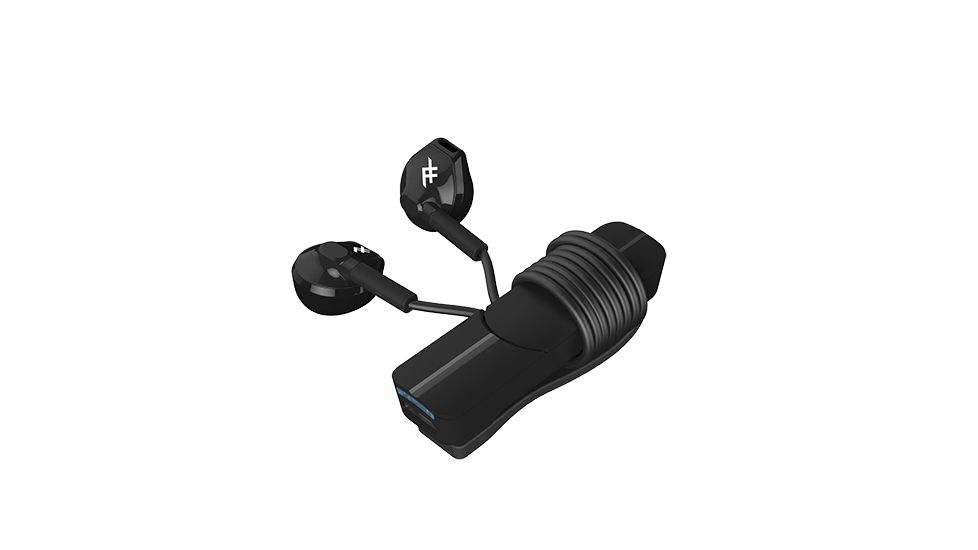 ifrogz Audio InTone Earbud w/ Mic, Black, IFR-55023