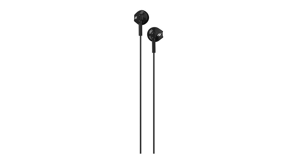 ifrogz Audio InTone Earbud w/ Mic, Black, IFR-55023